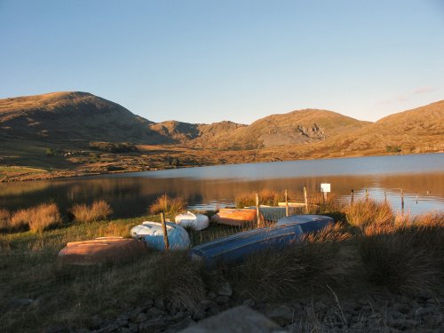 A nice view of Cwmystradllyn from near the car park.